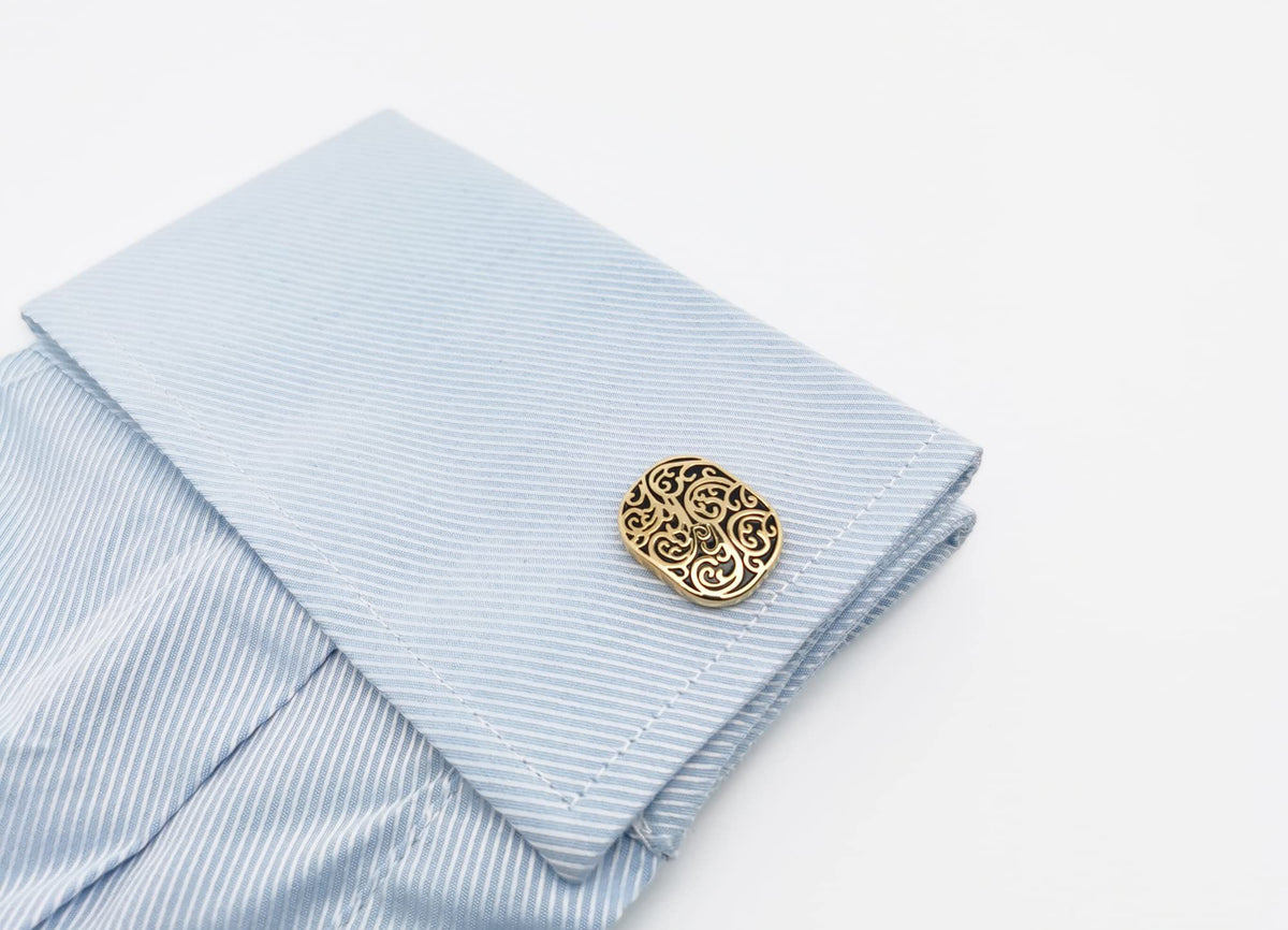 Vintage Roman Lover Pattern Cuff Links in Gift Box Universal Cufflinks for Men Lady Business Wedding Anniversary Shirt