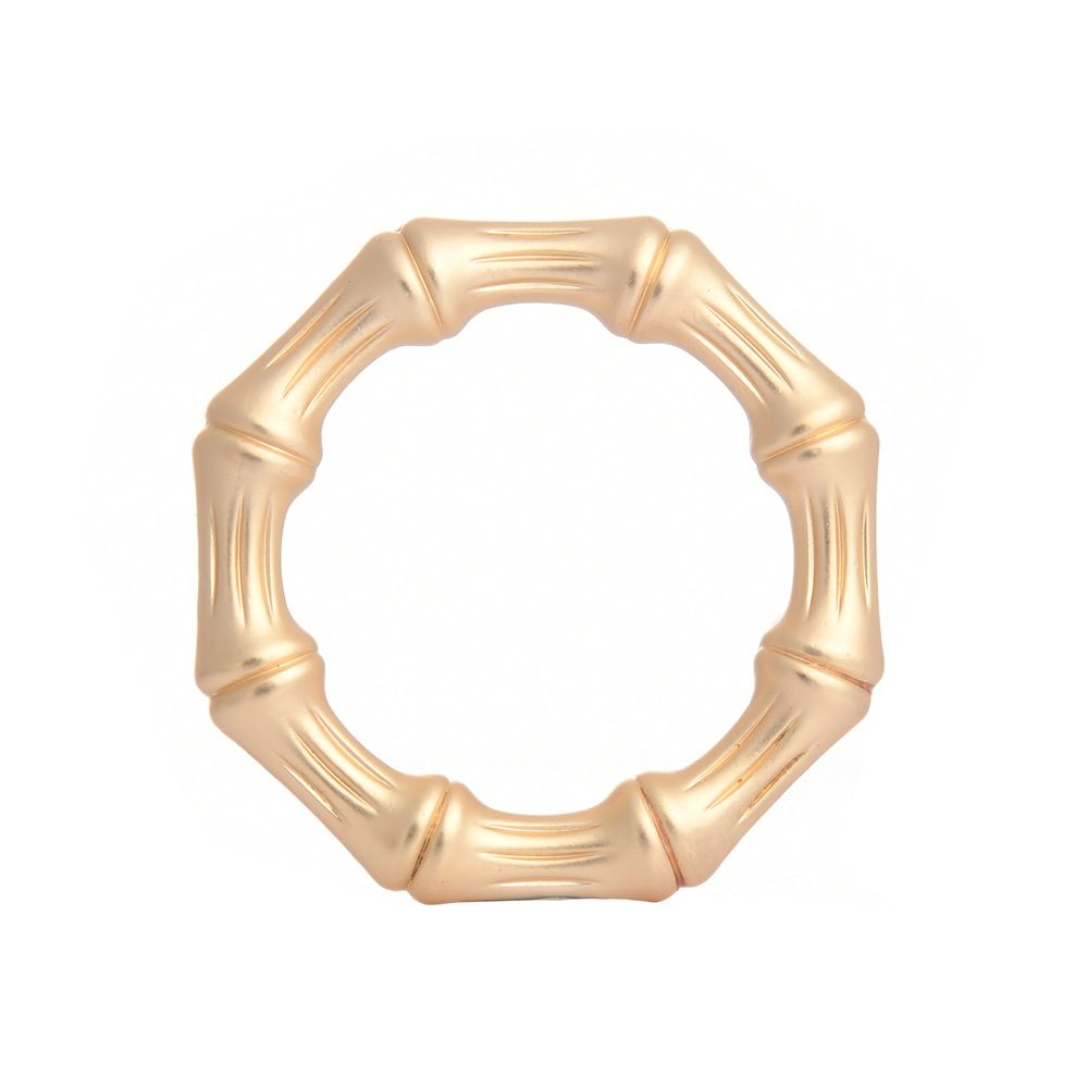 24 Pieces Metal Napkin Ring Holders Bamboo Knuckles Style Gold Napkin Holder Ring Zinc Alloy Buckles