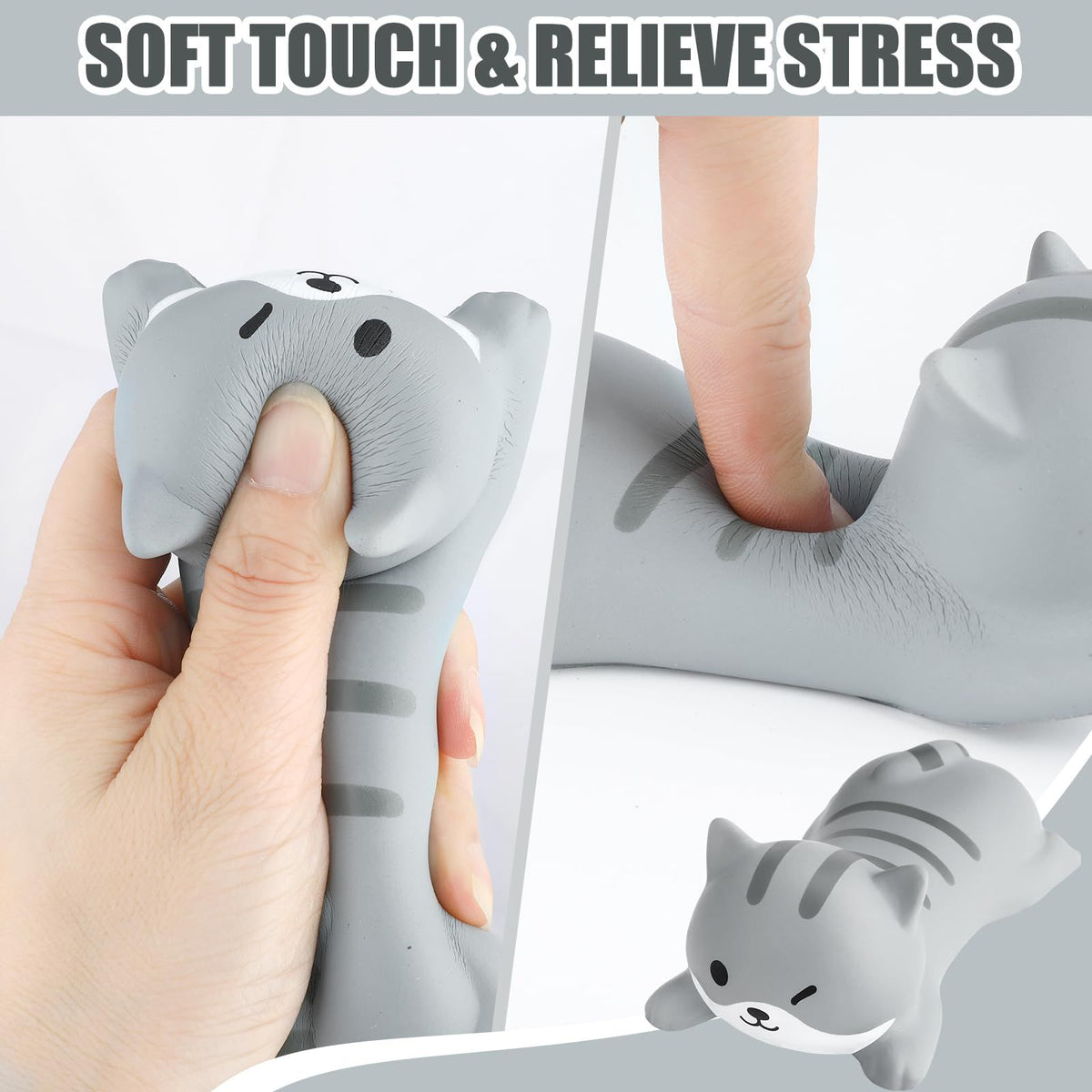 Wrist Rest Support for Mouse Keyboard Computer Elbow Pad Arm Rest for Desk Ergonomic Office Supplies Slow Rising PU Mouse Pad Cat