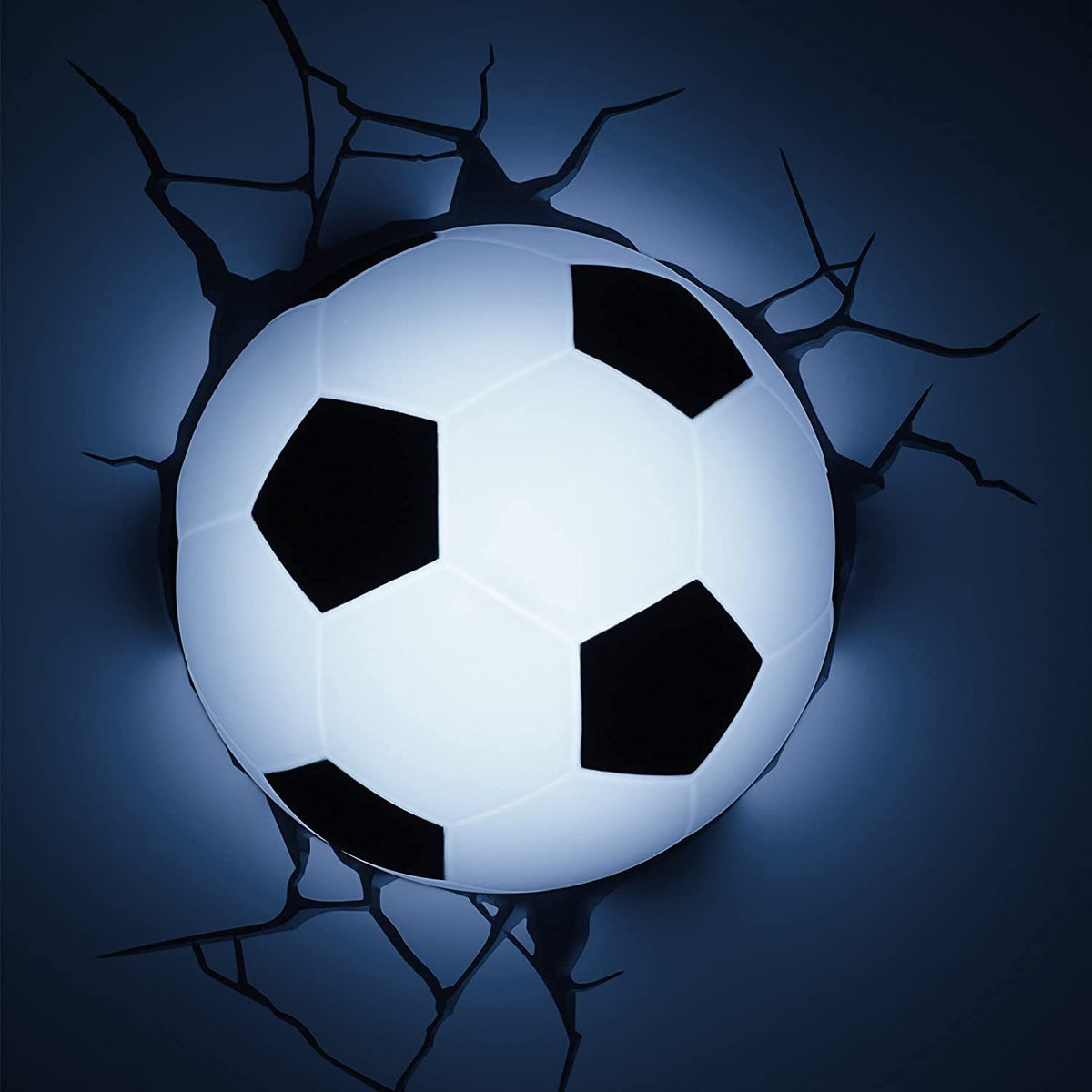 Sports Soccer Ball 3D Deco Light for Boys Kids Room Children Bedroom Amusement Kindergarten Decoration（9cm）