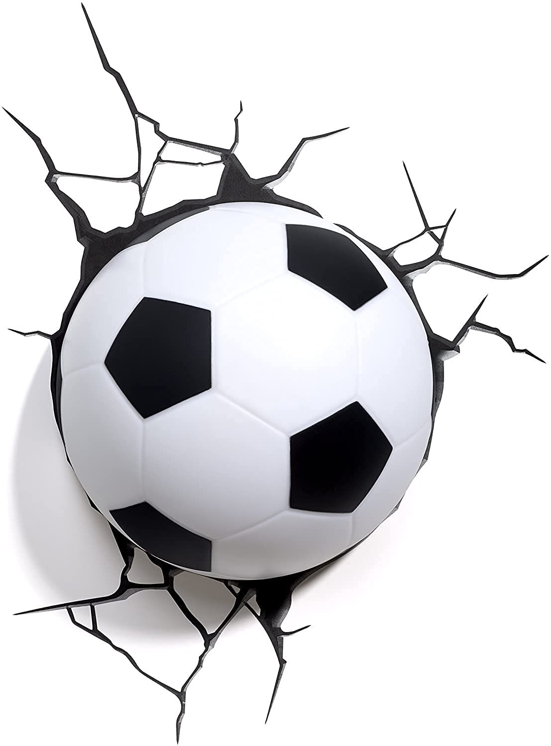 Sports Soccer Ball 3D Deco Light for Boys Kids Room Children Bedroom Amusement Kindergarten Decoration（9cm）