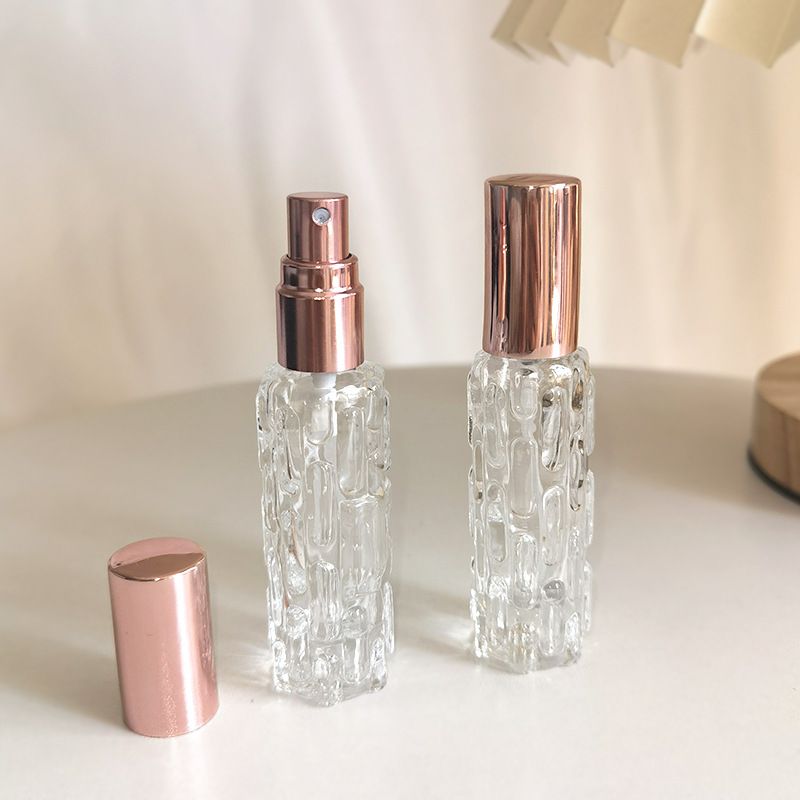 10ml Glass Perfume Atomizer,Empty Refillable Perfume Spray Bottle for Men and Women,Portable Fragrance Fine Mist Spray 3pes