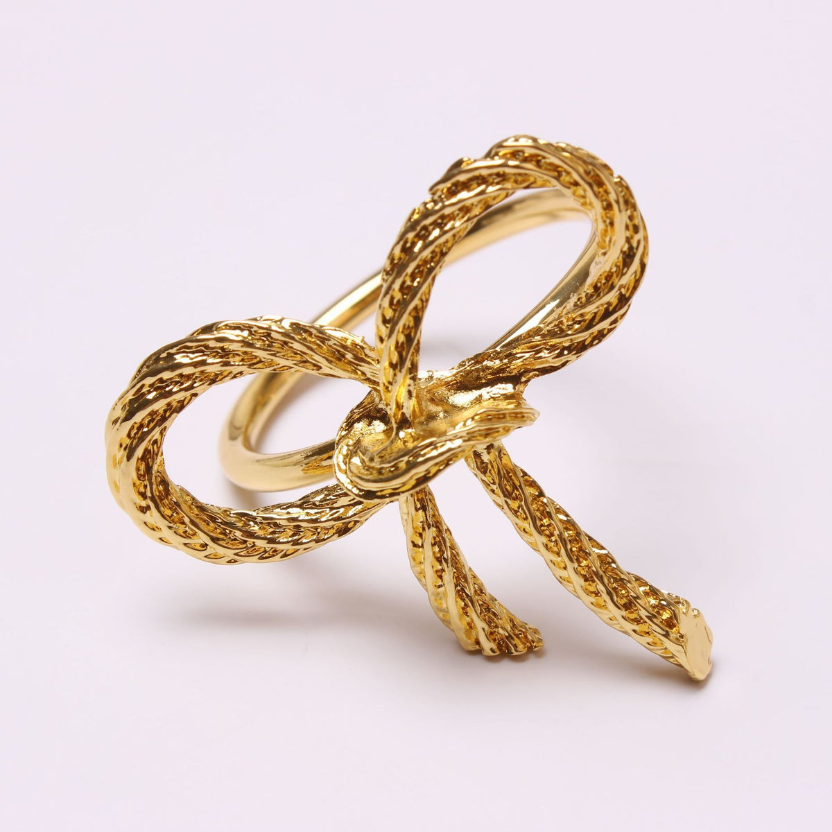 6 Pcs Golden Butterfly Bow Tie Napkin Buckle Hotel Restaurant Napkin Decoration Nice enough to use again and again(Color : Gold)