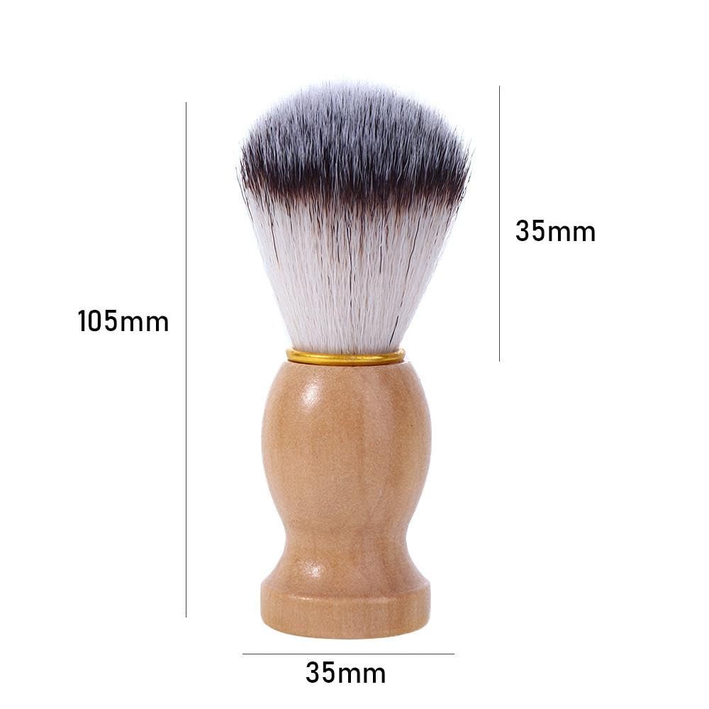 Men's Shave Brush - Premium Quality Shaving Brush with Wooden Handle dense, and durable, providing a comfortable and close shave.
