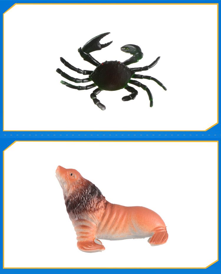 36 Pcs Plastic Ocean Sea Animals Toys Set Mini Ocean Sea Animal Figures Sea Animal Bath Toys Ocean Sea Creatures Party Favors