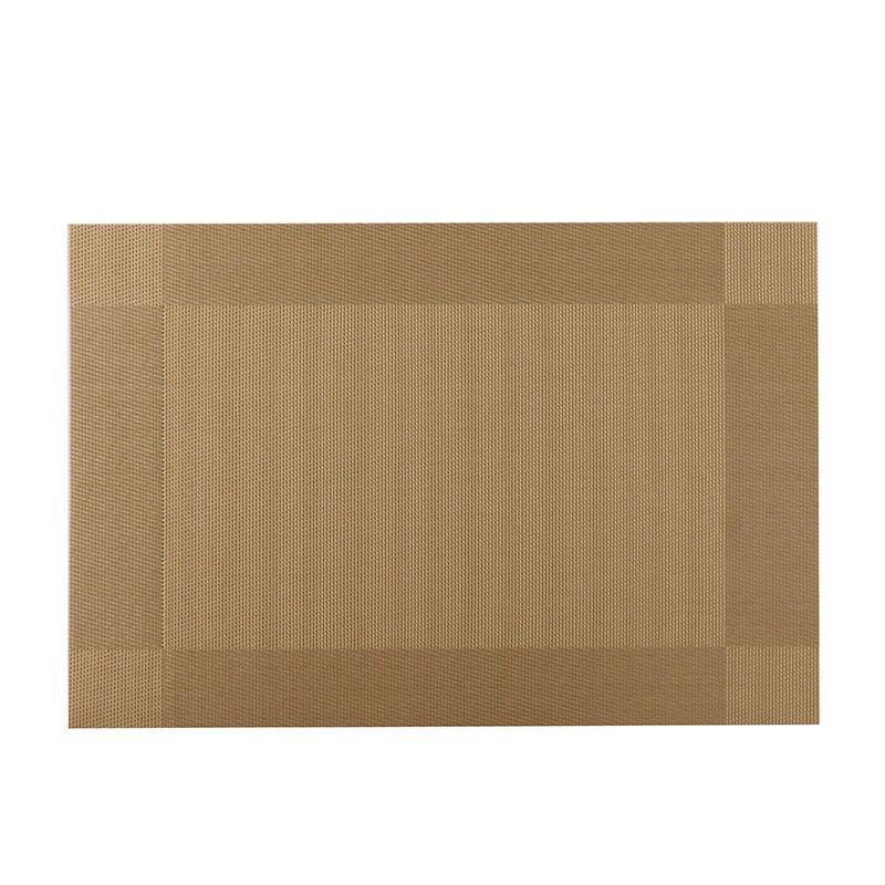 Placemats Washable Easy to Clean PVC Placemat for Kitchen Table Heat-resistand Woven Vinyl Table Mats （4pcs）