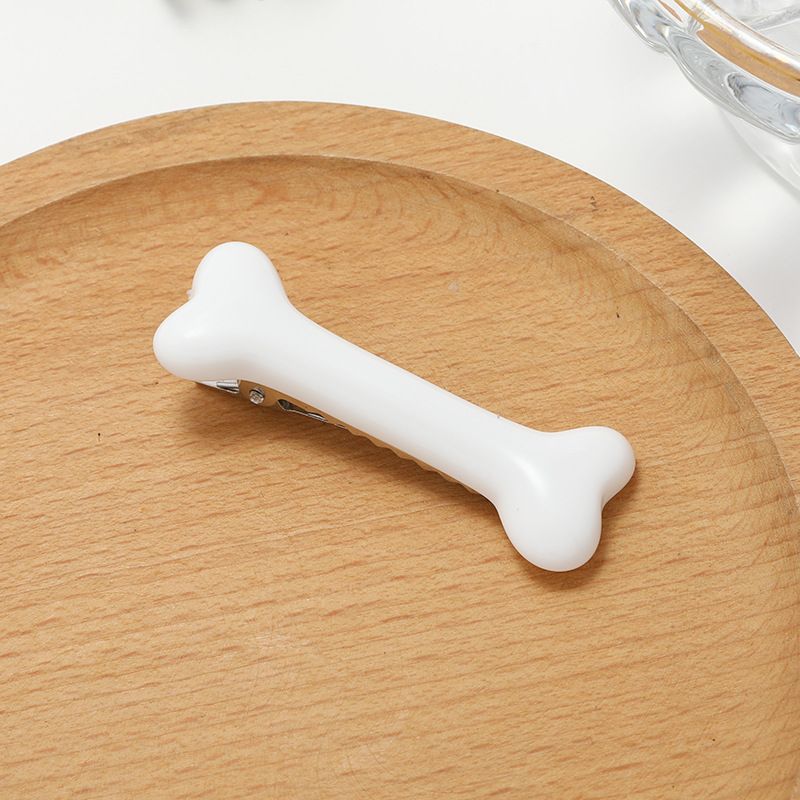 Dog Bone Hair Clips Dog Bone Alligator Clips Bones Hair Barrettes Halloween Bone Hair Pins Hair Accessories for Halloween(3Pcs)