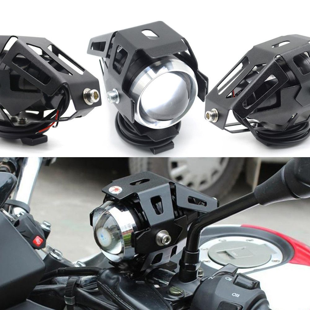 Motorcycle 125W U5 LED Driving Fog Head Spot Light White Lamp Headlight (Black)
Demon Angel Blue Eyes Auxiliary Work