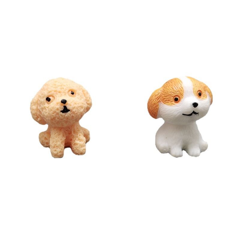 9 Pcs Dog Figures for Kids, Animal Toys Set Cake Toppers, Dog Figurines Collection Playset for Christmas Birthday Gift Desk