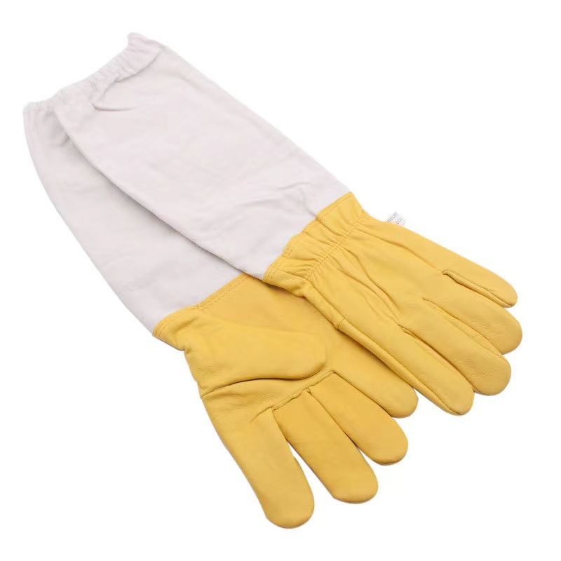 Animal Handling Gloves Leather Padding Dog,Cat Scratch,Bird Falcon Gloves Grabbing Reptile Squirrel Snake Bite