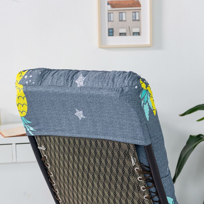 Chaise Lounger Cushion, Thick Padded Seat Cushion Reclining Chair Rocking with Ties, Soft and Comfortable