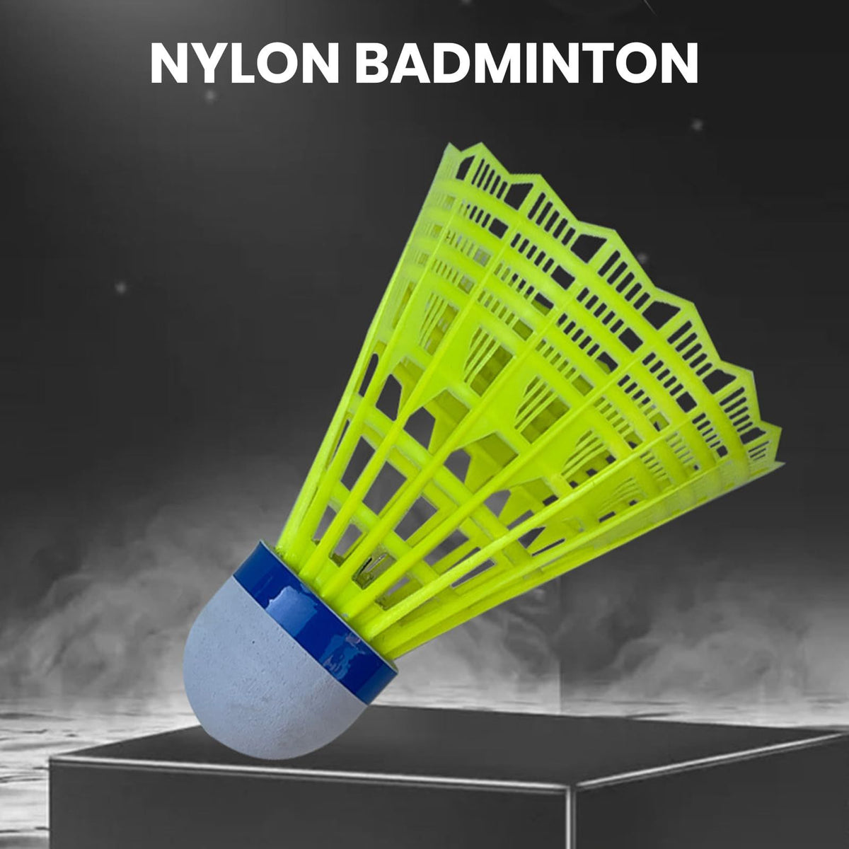 Strong Elasticity Shuttlecock 12pcs Nylon Badminton Shuttlecocks Stable Durable Feather for Youth Players Indoor/Outdoor