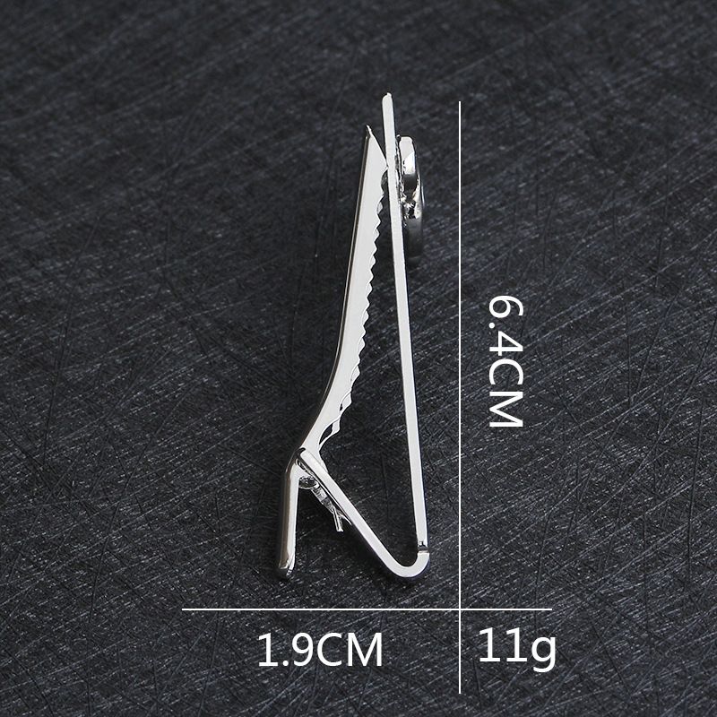 Business Tie Bar Men Tie Clip Creative Silver High-end Fashion Clips Gifts Charms Jewelry Pins Music Note Decoration Shirt