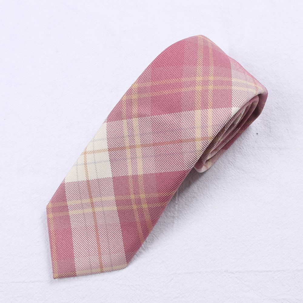 5 Pcs Necktie Bow Tie Unisex Uniform Adjustable Plaid Tartan Bow Tie Necktie Set Cosplay Costume St. Patrick's Day