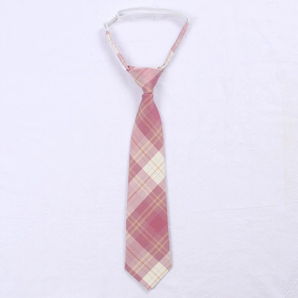 5 Pcs Necktie Bow Tie Unisex Uniform Adjustable Plaid Tartan Bow Tie Necktie Set Cosplay Costume St. Patrick's Day