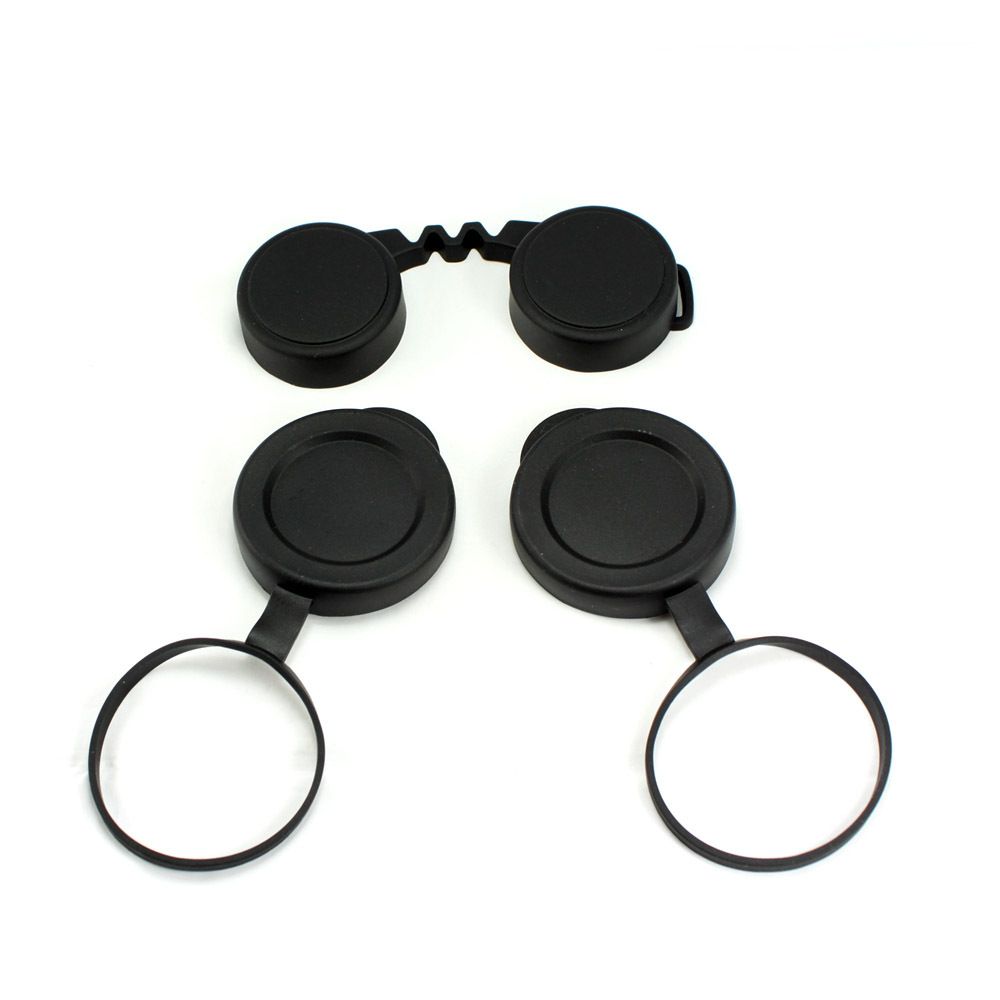 10x42 Optics Binocular Caps, Objective Lens Caps Rubber Waterproof Binoculars Protective Covers for Compact Binoculars
