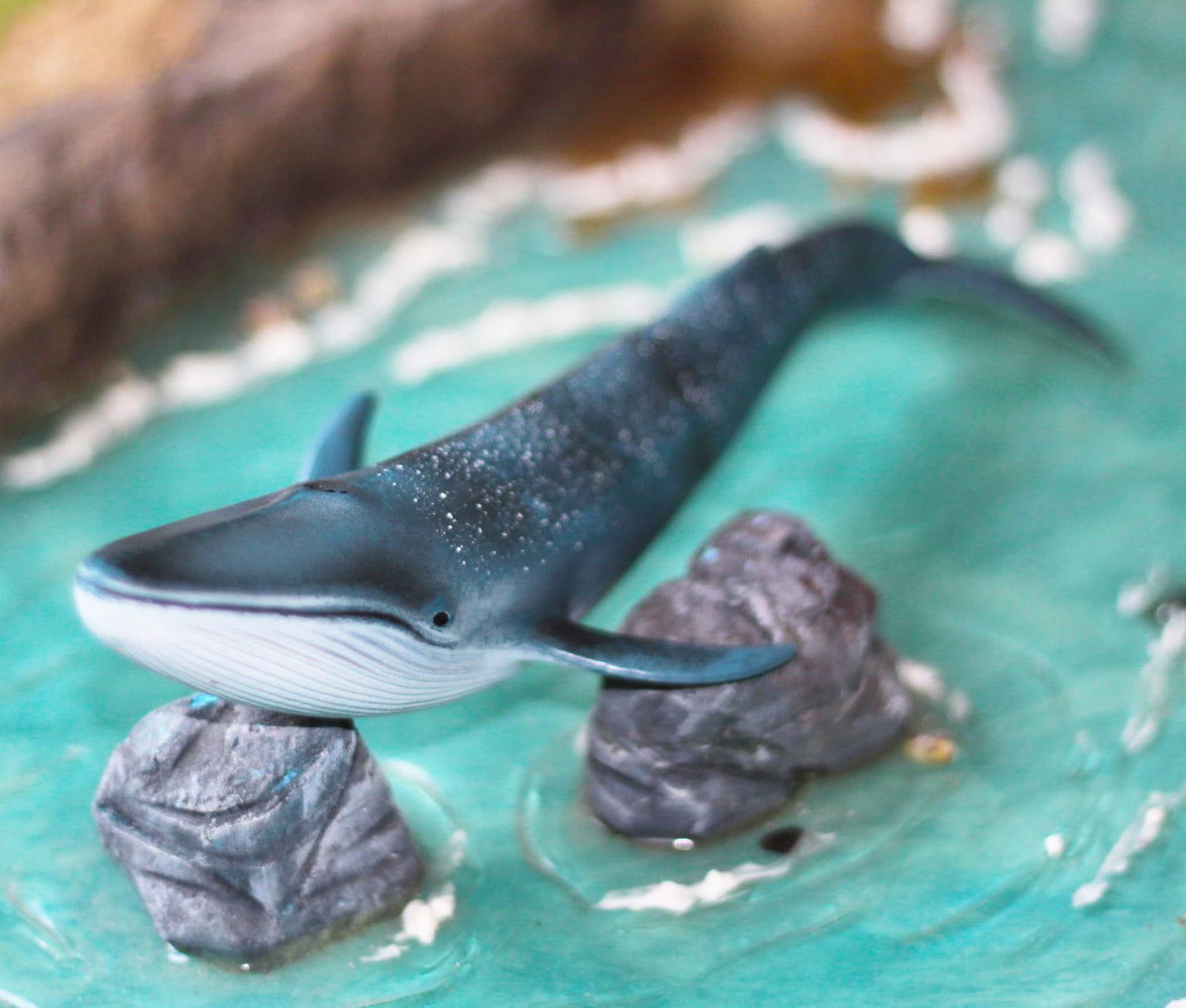 Blue Whale Toy for Kids, Realistic Shark Action Figure Toy, Ocean Blue Whale Shark Gift and Play Toys for Kids Birthday Party