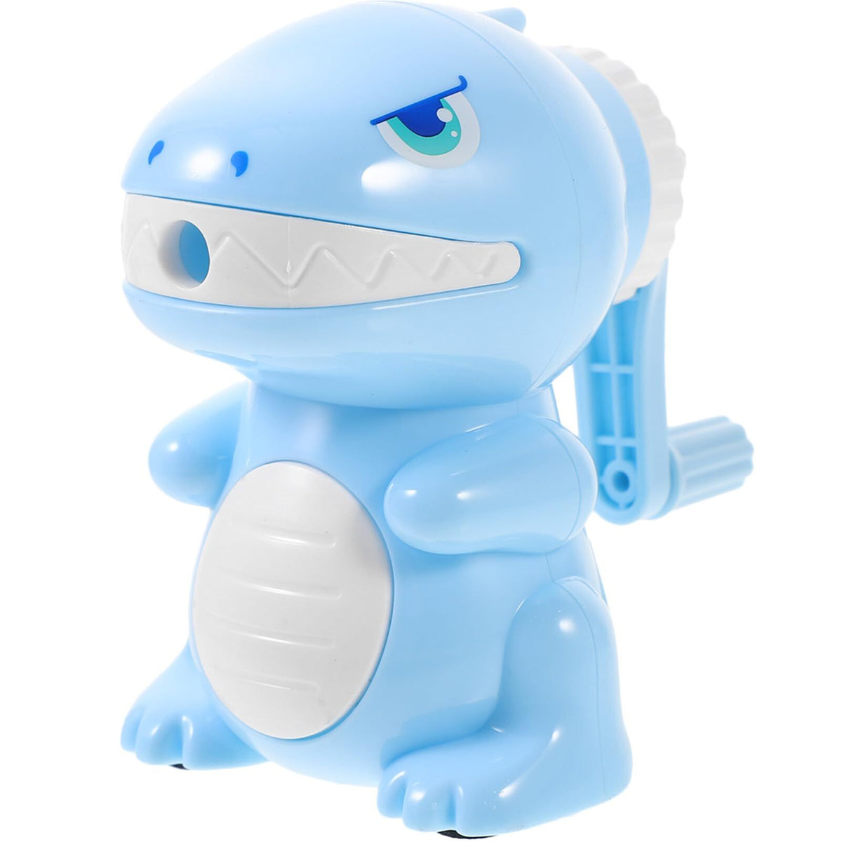 Cartoon Hand Pencil Sharpener Manual Animal Pencil Sharpeners School Hand Shake Pencil Sharpener for School Stationery  Blue
