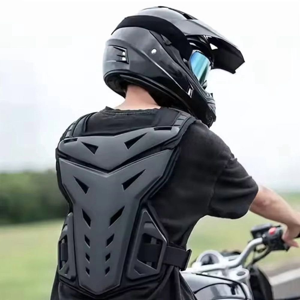 Motocross Body Armor Motorcycle Jacket Motocross Moto Vest Back Chest Protector Off-Road Dirt Bike Protective Gear