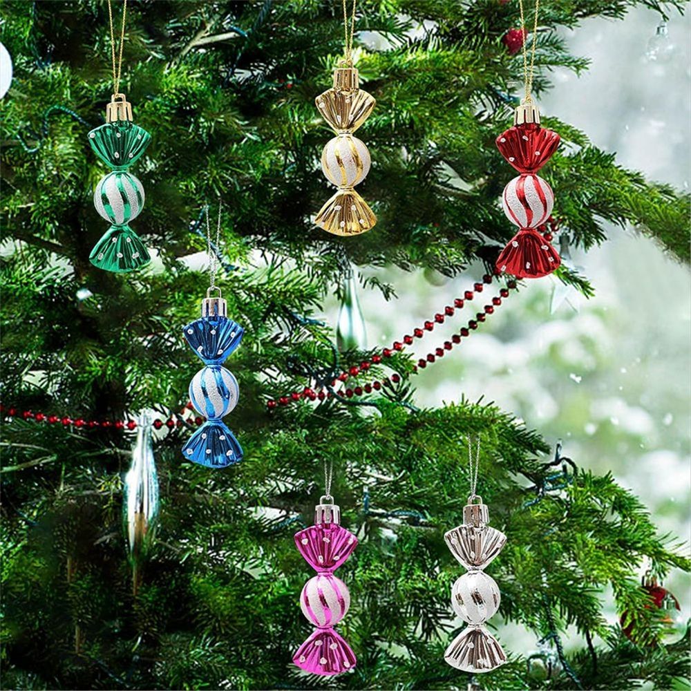 24PCS Christmas Tree Decoration Ball Ornaments for Christmas Hanging Seasonal Decoration Holiday Decoration