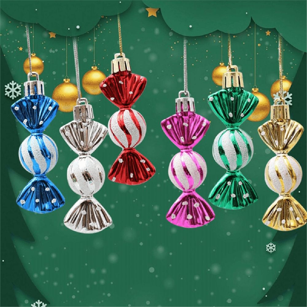 24PCS Christmas Tree Decoration Ball Ornaments for Christmas Hanging Seasonal Decoration Holiday Decoration