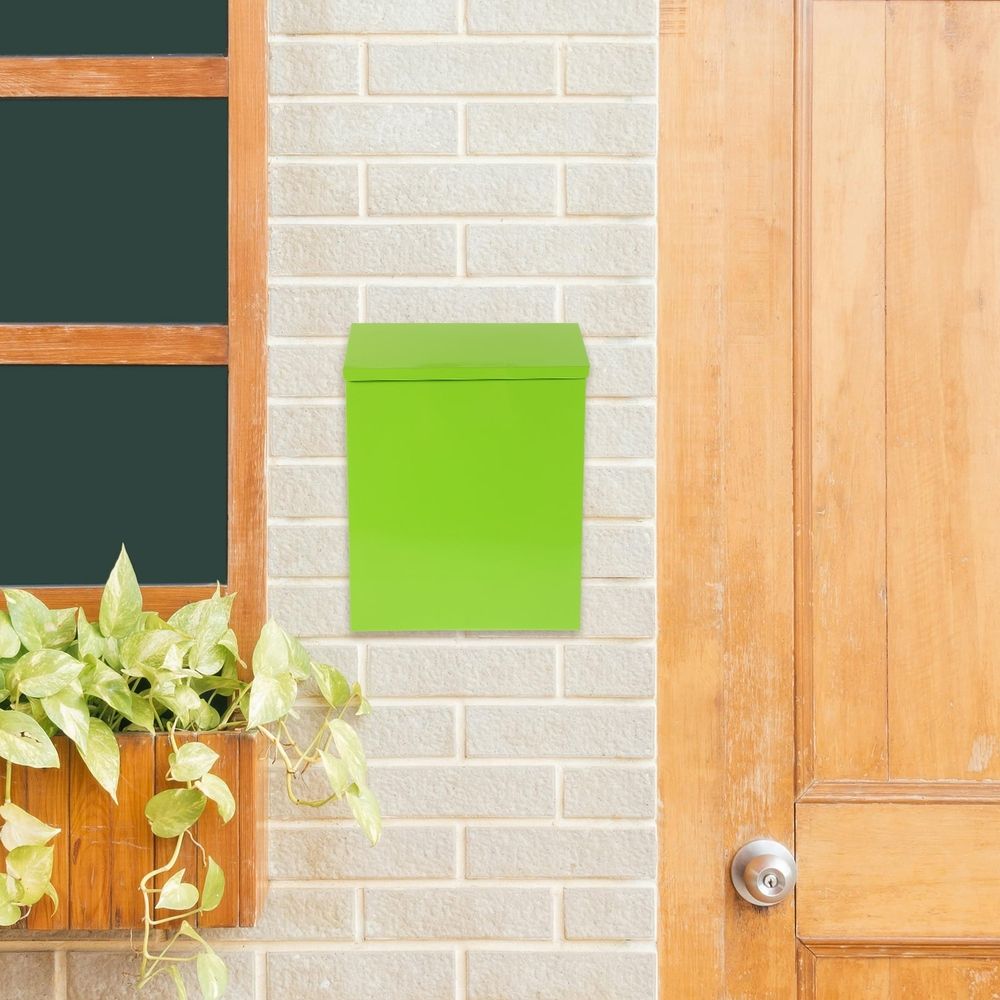 Mini Decorative Wall Mount Mailbox Iron Suggestion Box Light Piece Ideal for Teachers and Office Use