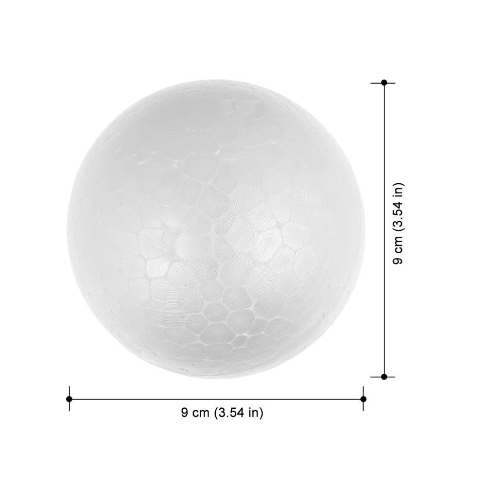 5Sets White Foam Balls Solar System Kit for DIY Crafts and Creative Party Ornaments