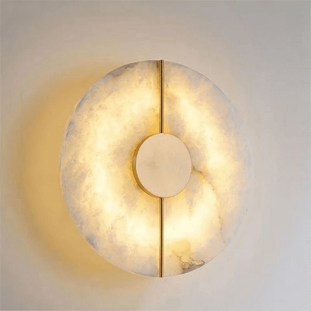 Modern Marble Wall Lamp  Living Room Gold Copper Home Indoor Decoration LED Bedroom,An art bedroom bedside light,As shown