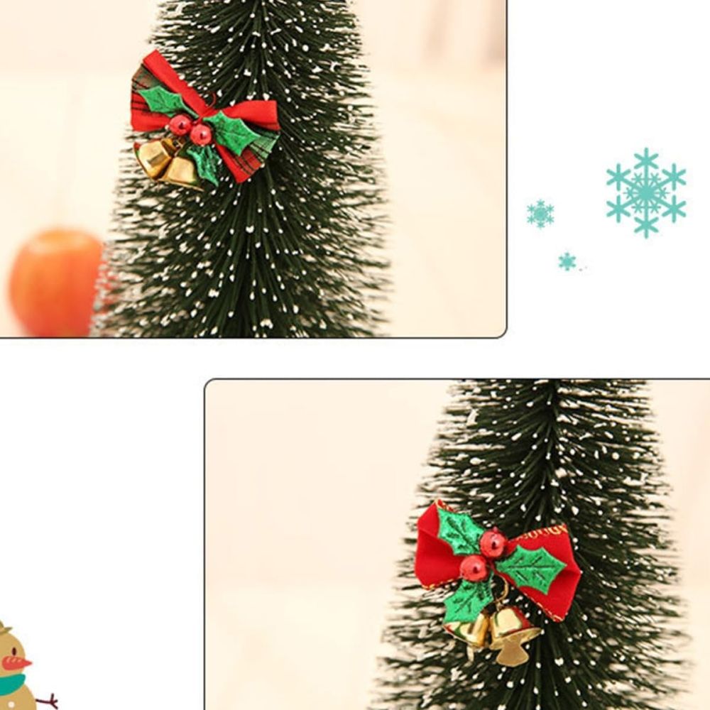 6 PCS Red Christmas Bow-Knot Pendant Cloth Ornaments, Hanging Decor for Tree Garland, Home Office, Shopping Mall, and Gift Display