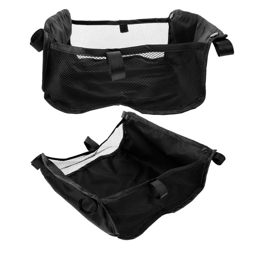 2-Pack Stroller Storage Basket Organizer Bag for Infant Pushchair Pram Car Stroller Bottom Replacement Basket