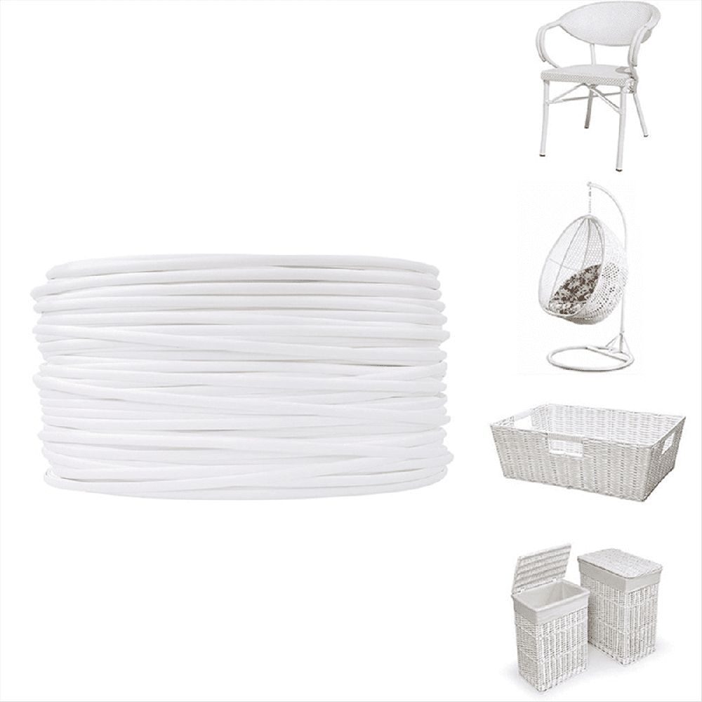 Wicker Repair Material Flat Synthetic Rattan Weaving Plastic for Knit Chair Table,Storage Basket
