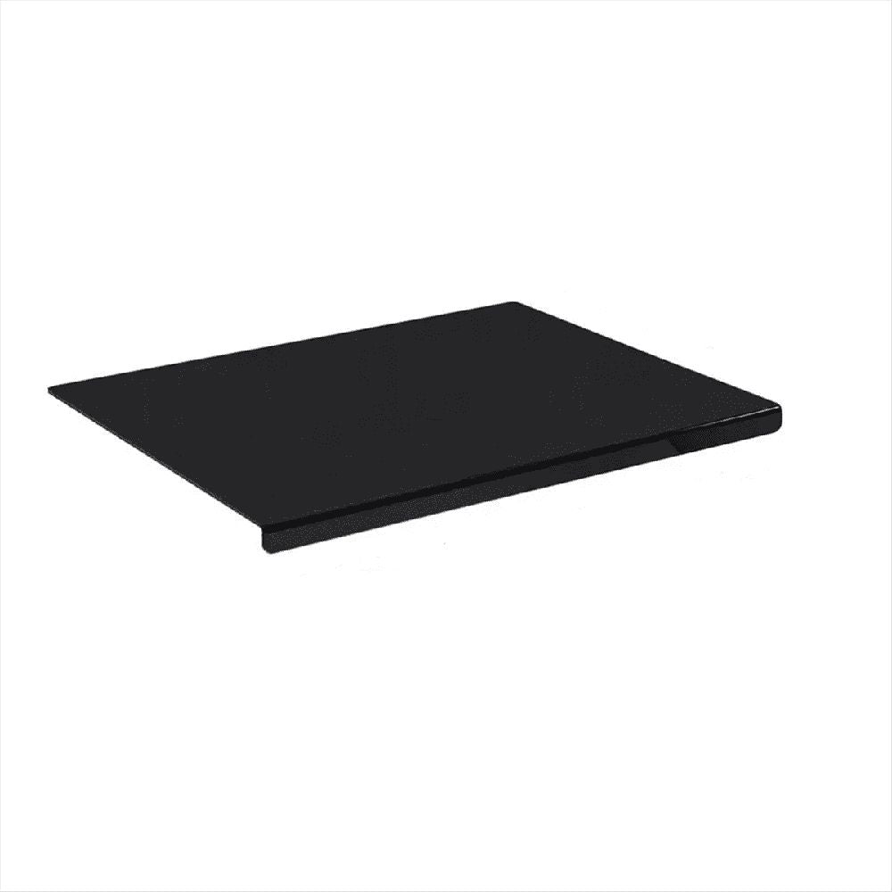 Black Acrylic Cutting Board with Lip, Size 17.7X13.7 Inch, No-Scratches, Kitchen, for Kitchen