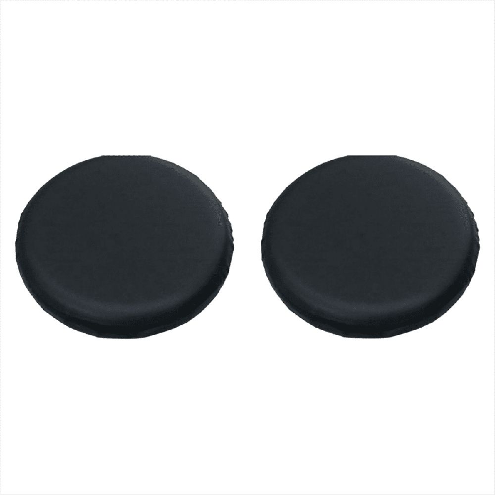 2PCS Round Bar Stool Cushion for 28-33cm Waterproof Covers Black