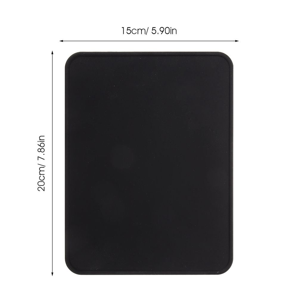 Black Silicone Espresso Tamper Mat Practical for Home