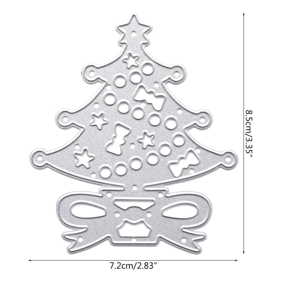 Christmas Tree Metal Cutting Dies Stencil DIY Scrapbooking Album Paper Card Template Mold Embossing Craft Decoration