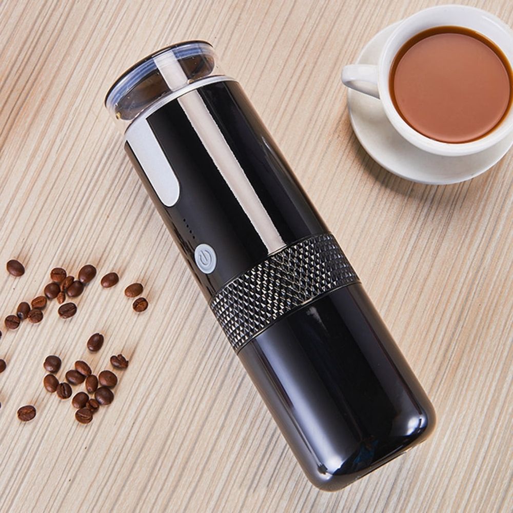 Portable Car Capsule Espresso Maker Pod-Coffee Machine Brewing Coffee Maker USB Charging Fit for Outdoor Camping