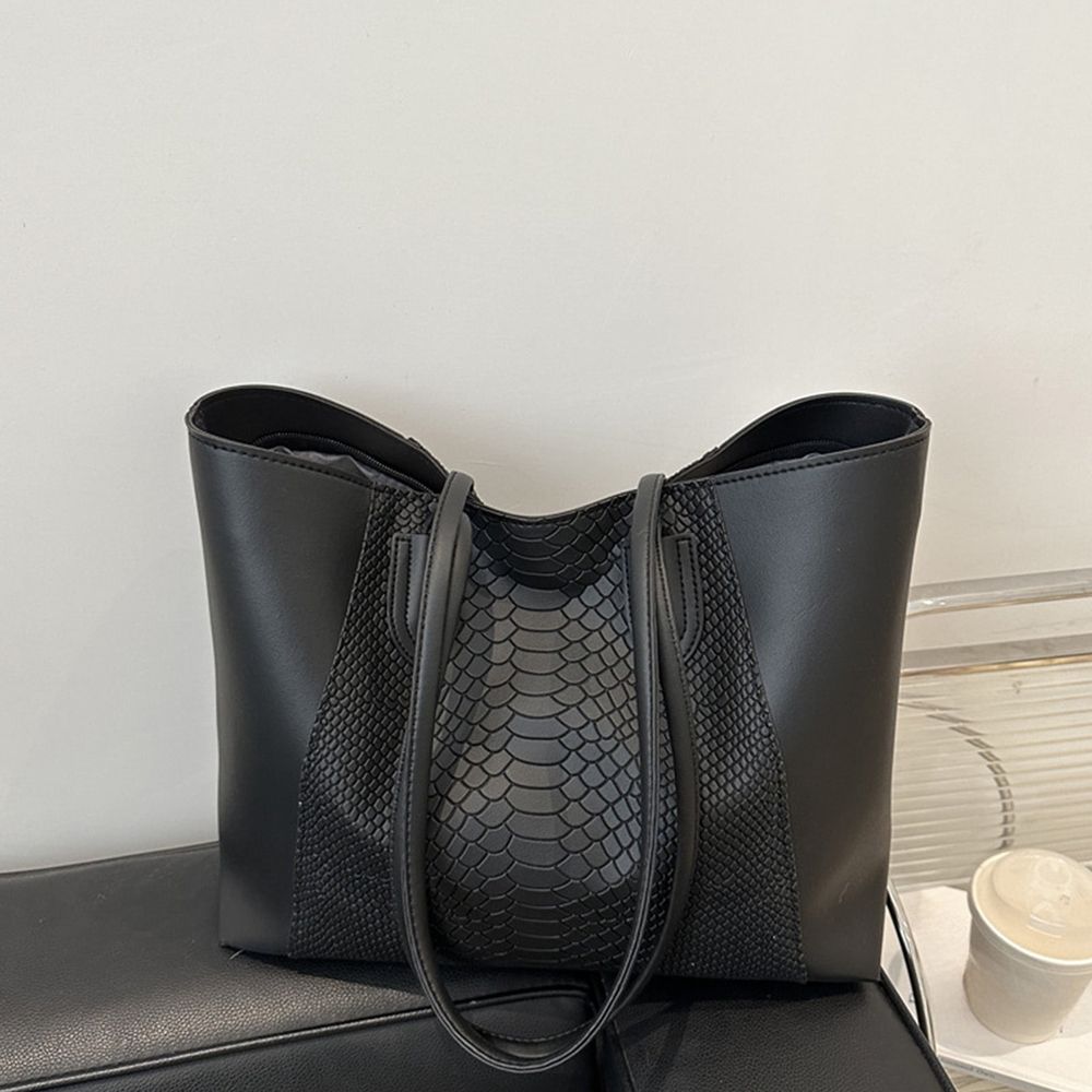 Tote Bag for Women Vegan Leather Shoulder Purse Large Capacity Travel Bag Leather Tote Bag Shoulder Bags for Women Top Handle Handbags Large Purse for Work Travel Shopping