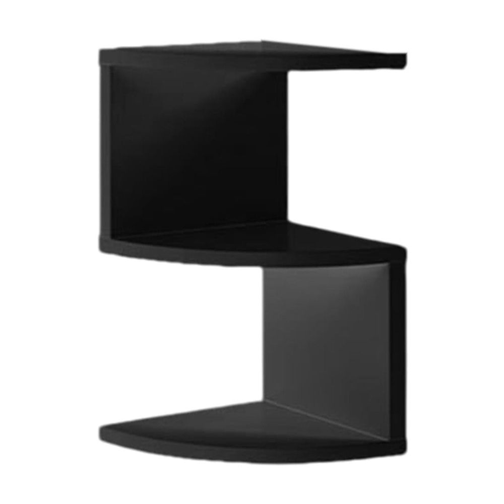 Corner Shelf, Wood Bookcase, Modern Storage Organizer, Multi-Compartment Design, Living Room Bedroom Decor, Versatile Bookshelf, Home Storage Solution