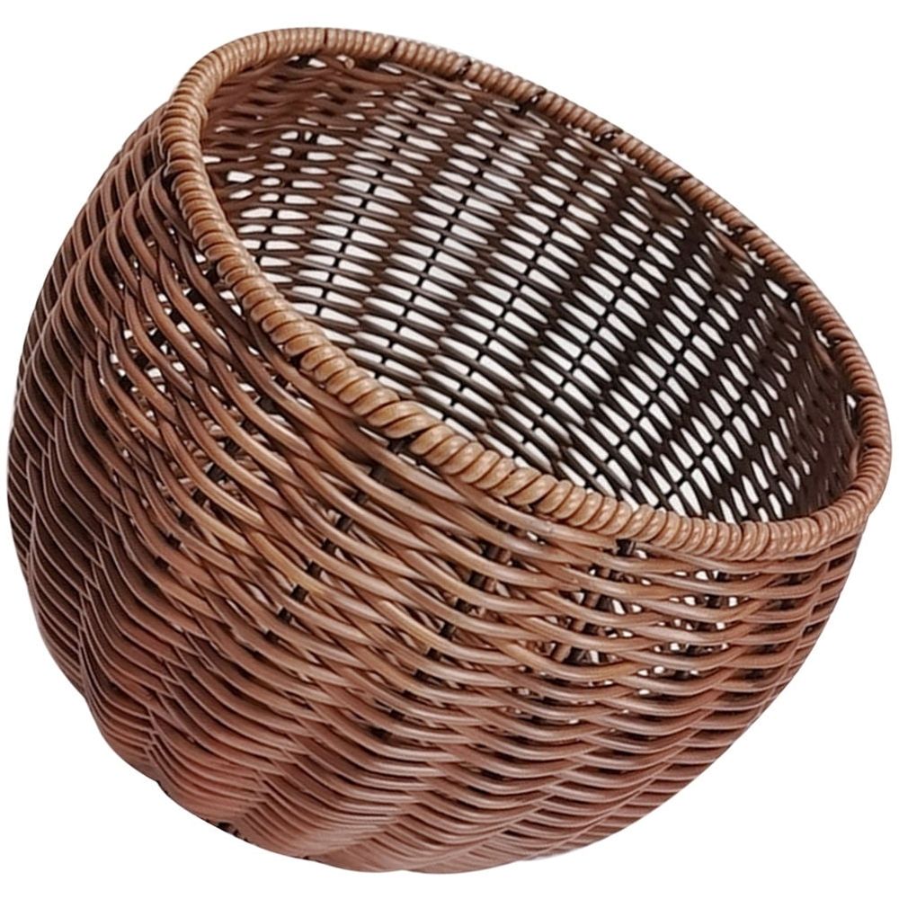 Multipurpose Woven Basket PP Iron 1Pcs 8.25X8.25X6.88In