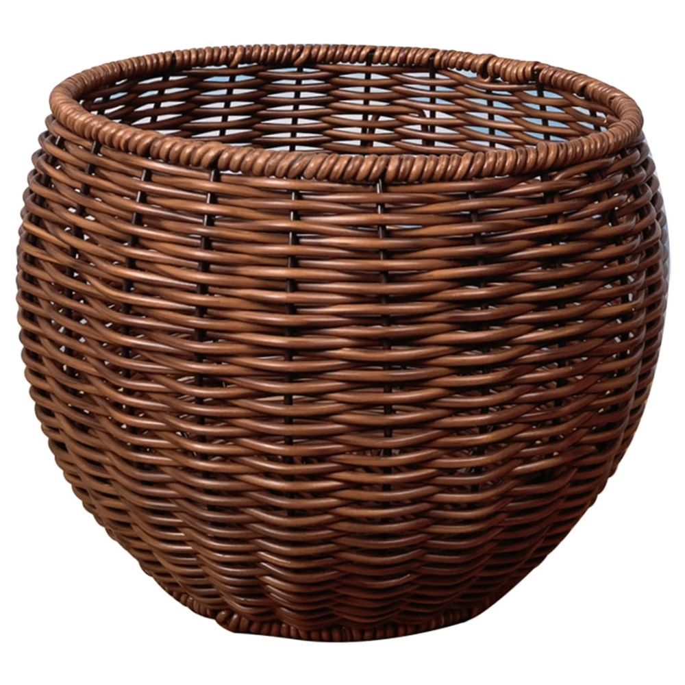 Multipurpose Woven Basket PP Iron 1Pcs 8.25X8.25X6.88In