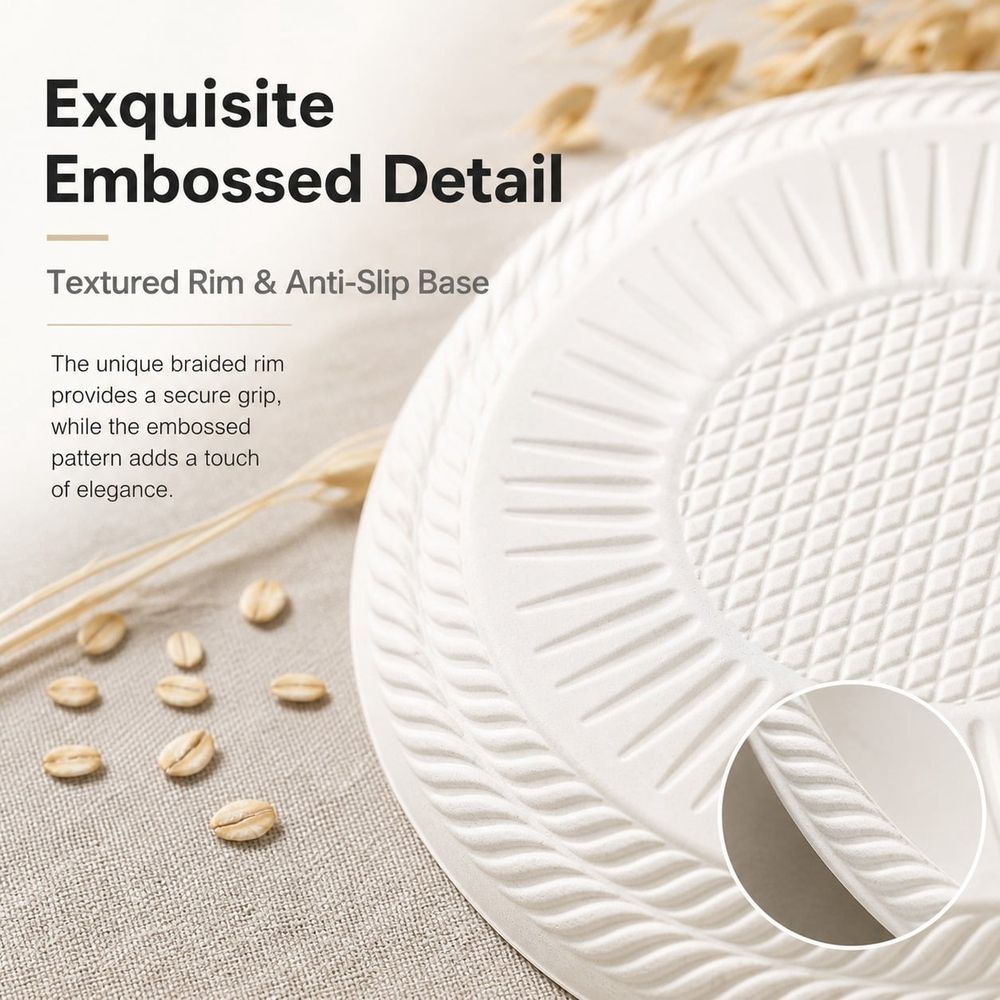 50Pcs Small Paper Plates Disposable Round Paper Plates 4inch Heavy Duty Mini Tableware for Dinner Cake Appetizer Holiday Valentine‘s Day Christmas Party Supplies, White