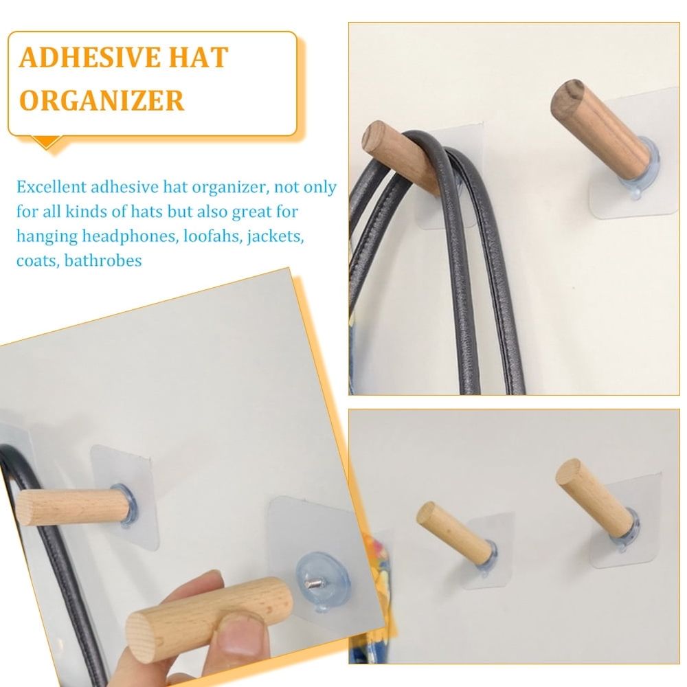 6pcs Coat Rack Hooks Heavy Duty Plastic Garage Storage Utility Hooks for Adults