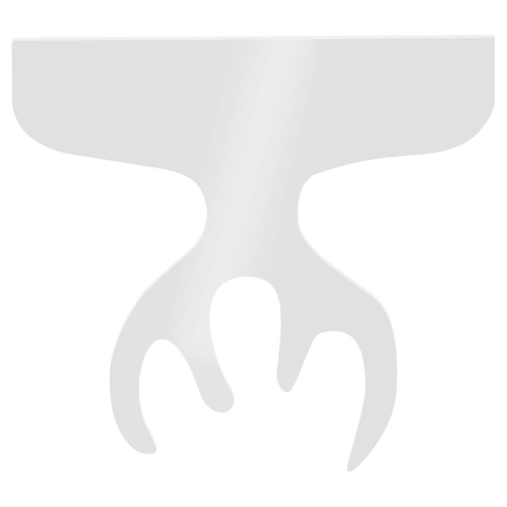 Acrylic Charcuterie Board with Handle Template 8.7x7.9x0 Inch, 1 Piece Cutting Board Accessory for Kitchen Use
