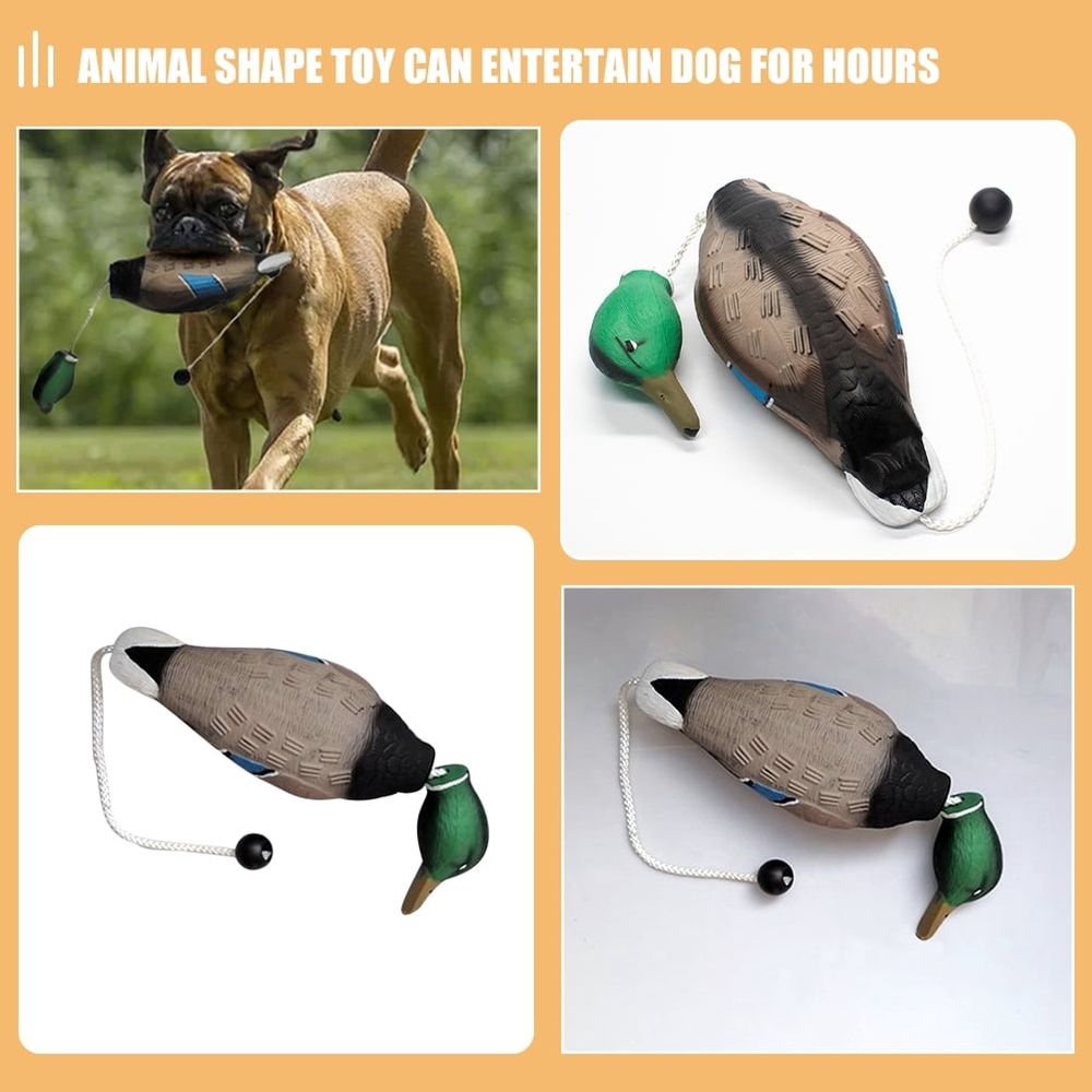 Household Training Toy Stuffed Duck Toy for Dogs 1Pack