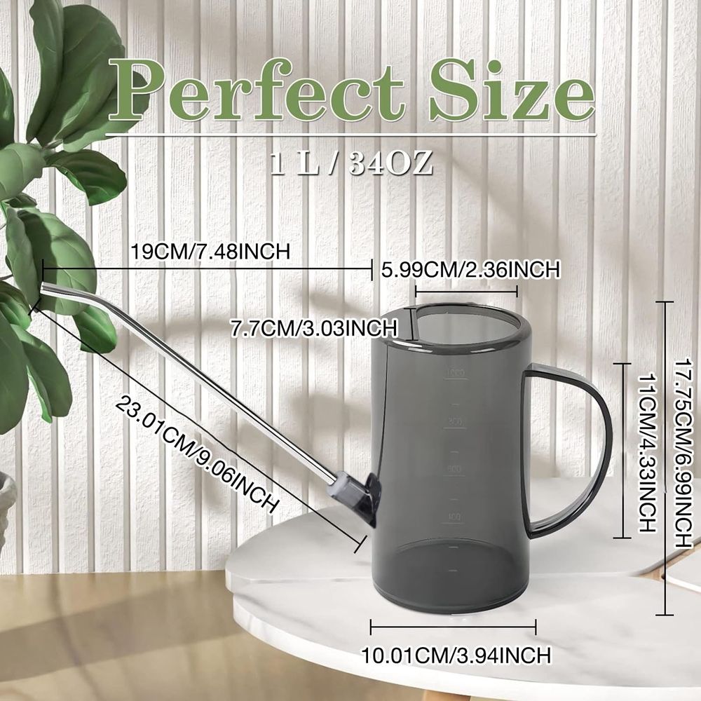Metal Watering Can Watering Kettle, Outdoor Water Bucket for Plants, Decorative Sprinkling Can for Flowers, Garden Beds, and Home Landscaping, A