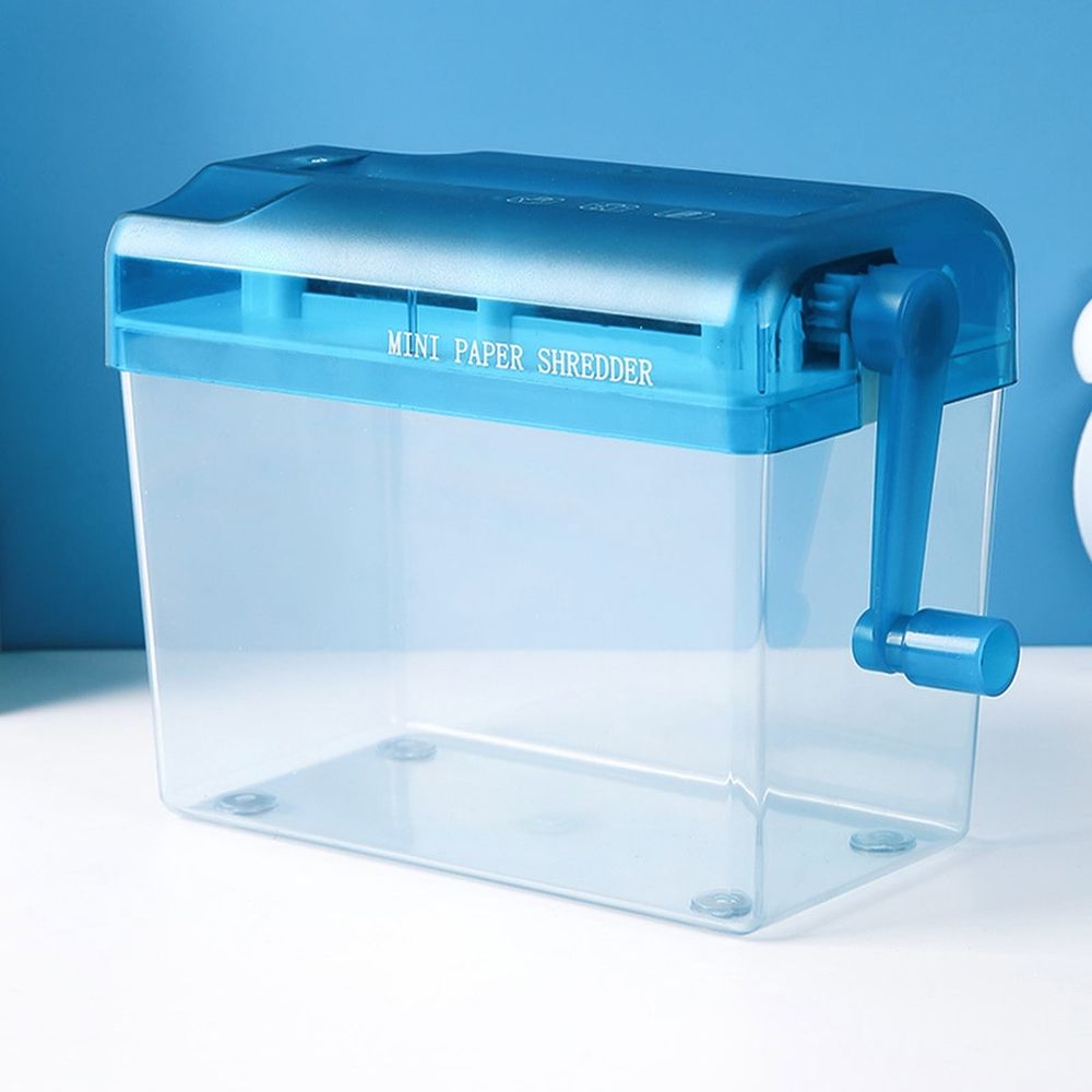 Back To School Supplies Desktop Hand Operated Office Home A6 Mini Manual Shredder