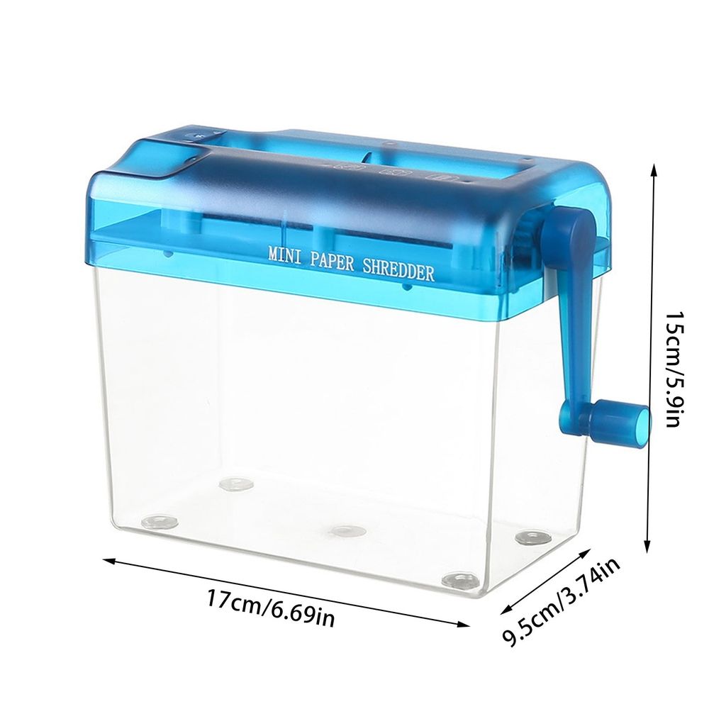 Back To School Supplies Desktop Hand Operated Office Home A6 Mini Manual Shredder