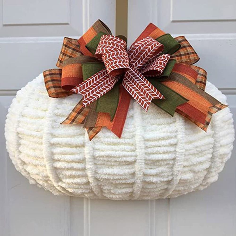 Garden Pumpkin Garland Metal Pack,Wire Wreath Frame,Autumn Pumpkin Shaped Metal Wreath,Large Metal Pumpkin Wreath Frame - Rustic Diy Thanksgiving Decor For Front Door(4Pc)