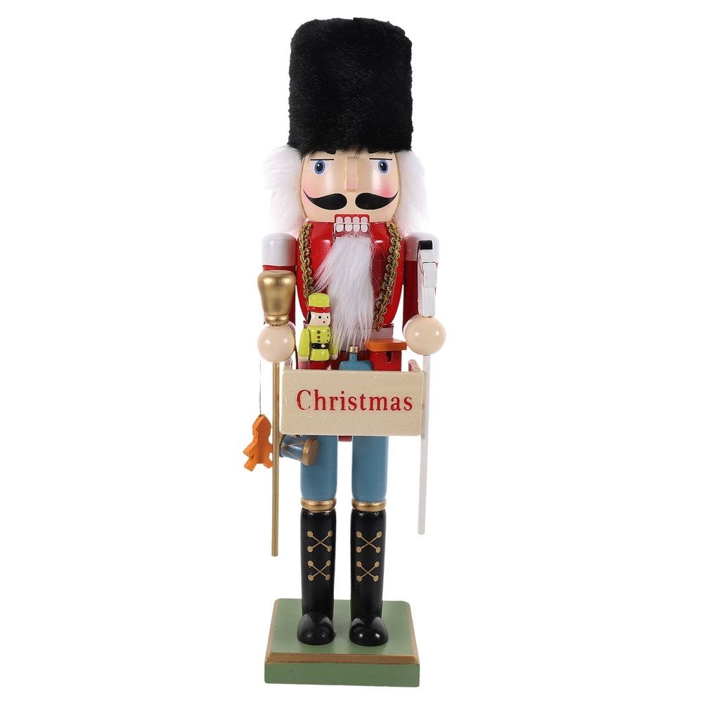 Traditional Christmas Nutcracker Figure Multi Color Decoration