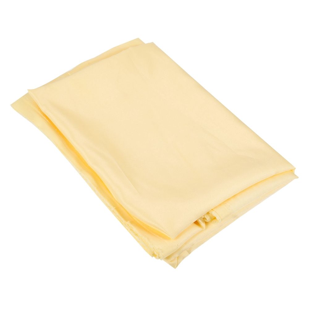 Romantic Light Yellow Polyester Fabric for DIY Projects and Festival Decor